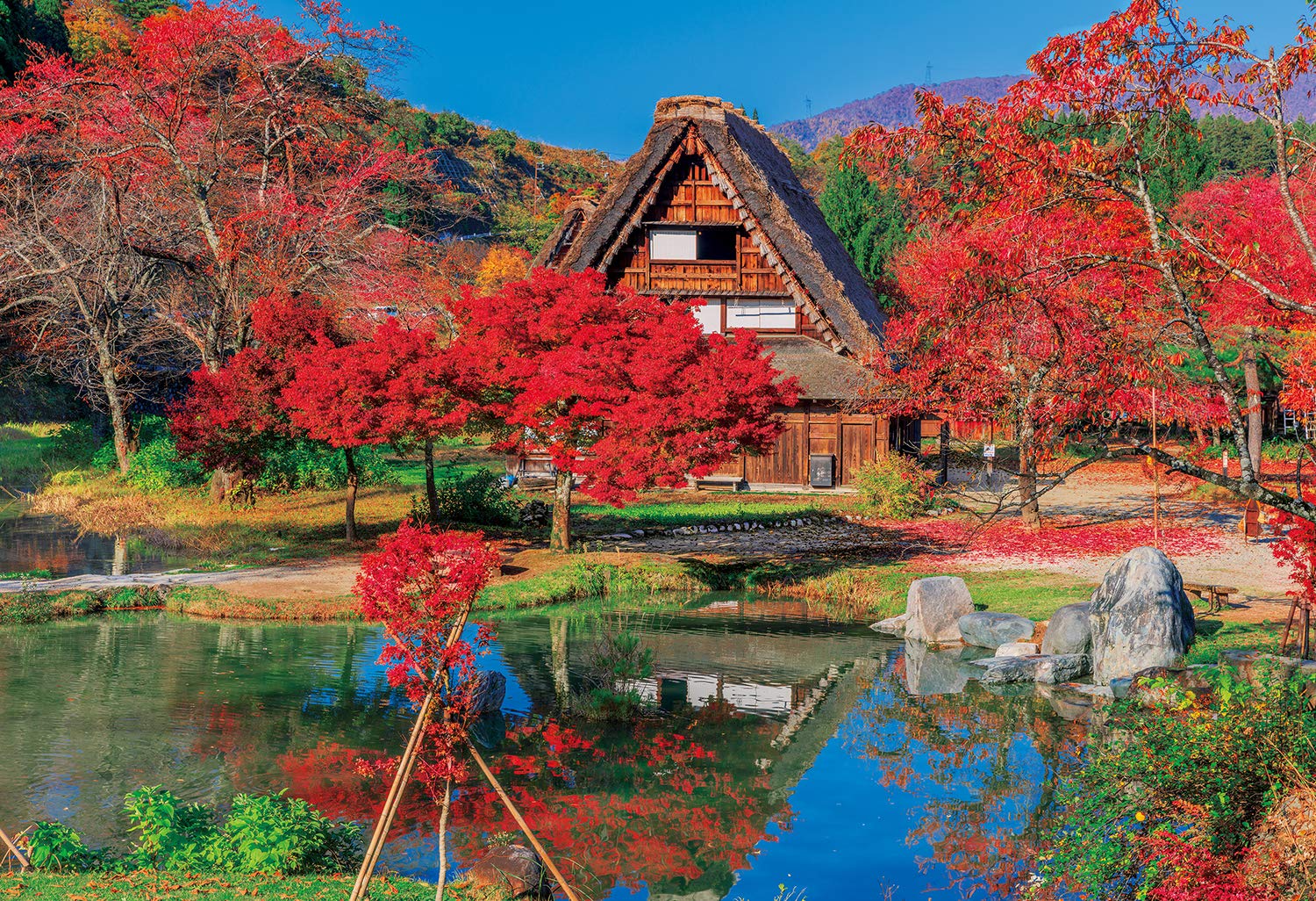 EPOCH 300 Piece Jigsaw Puzzle Japanese Landscape in Autumn Colors x with glue and spatula with score ticket EPOCH Shirakawago-Gifu (26 38cm) 25-193s
EPOCH 300 Piece Jigsaw Puzzle Japanese Landscape in Autumn Colors x with glue and spatula with score ticket EPOCH Shirakawago-Gifu (26 38cm) 25-193s