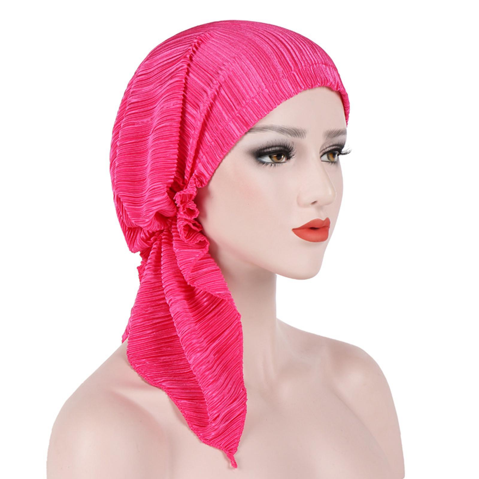 Women Muslim Stretch Turban Hat Chemo Cap Hair Loss Head Scarf Wrap Cap
Women Muslim Stretch Turban Hat Chemo Cap Hair Loss Head Scarf Wrap Cap