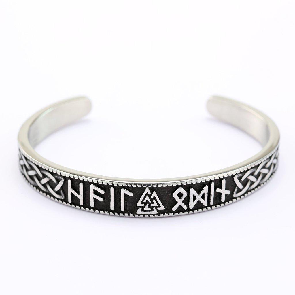 Мужской браслет из нержавеющей стали в форме буквы C в стиле викингов
Мужской браслет из нержавеющей стали в форме буквы C в стиле викингов