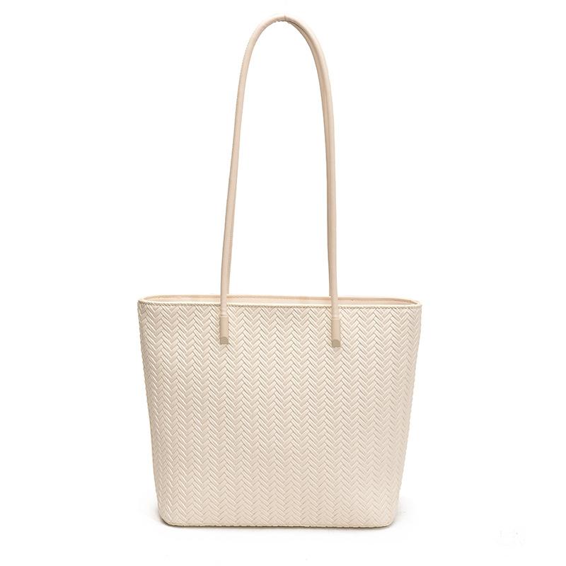 Korean version retro underarm bag large-capacity woven tote bag women s 2025 new trendy fashion commuter shoulder bag білий
Korean version retro underarm bag large-capacity woven tote bag women s 2025 new trendy fashion commuter shoulder bag білий