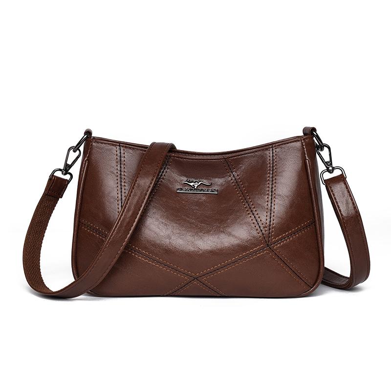 Multi Functional Casual Crossbody Bag PU Soft Leather Retro Crossbody Bag Women s Shoulder Bag Simple Casual Bag 26 × 10× 17 cm темно-коричневого кольору
Multi Functional Casual Crossbody Bag PU Soft Leather Retro Crossbody Bag Women s Shoulder Bag Simple Casual Bag 26 × 10× 17 cm темно-коричневого кольору