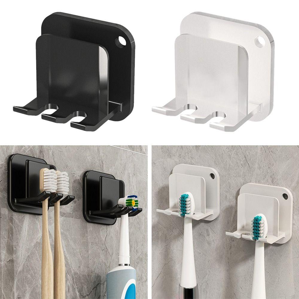 Бесследная подставка для зубных щеток, металлические многоцелевые крючки, органайзер для ванной комнаты 
Бесследная подставка для зубных щеток, металлические многоцелевые крючки, органайзер для ванной комнаты