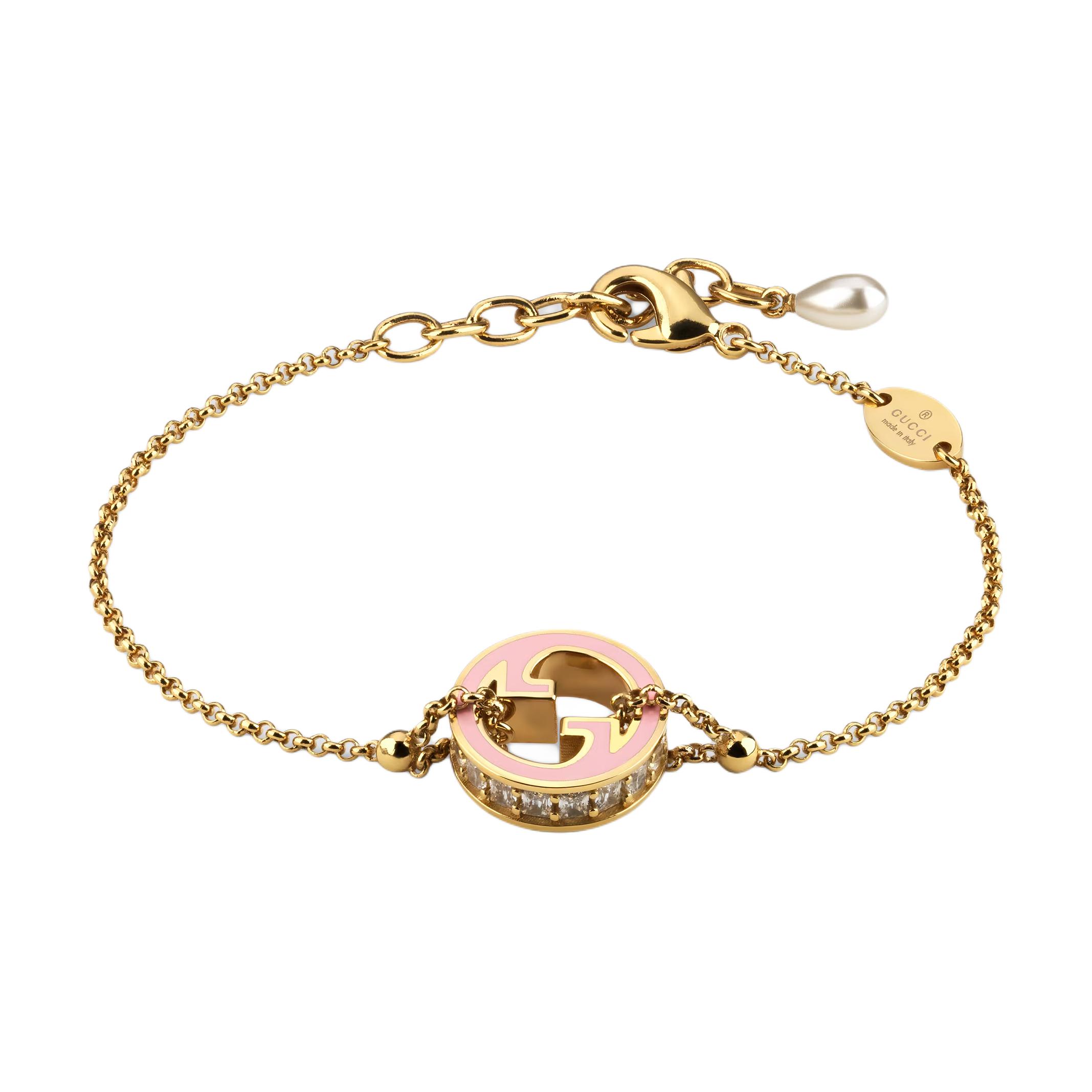 Gucci Blondie Pink Detail Enamel Brass Crystal Glass Pearl Bracelet Men bracelet 837345JAAI48517 F,Pink
Gucci Blondie Pink Detail Enamel Brass Crystal Glass Pearl Bracelet Men bracelet 837345JAAI48517 F,Pink