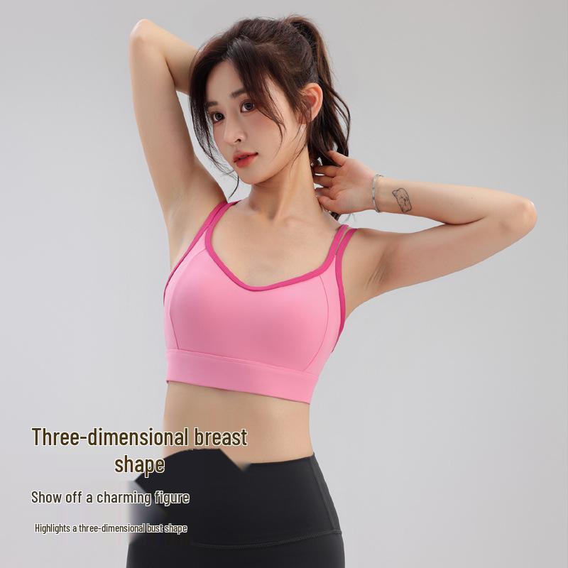 Women s Colorblock Sports Bra with Integrated Cups - Quick-Drying, Sweat-Wicking for Running and Yoga, with Stylish Back Design. 2XL
Women s Colorblock Sports Bra with Integrated Cups - Quick-Drying, Sweat-Wicking for Running and Yoga, with Stylish Back Design. 2XL