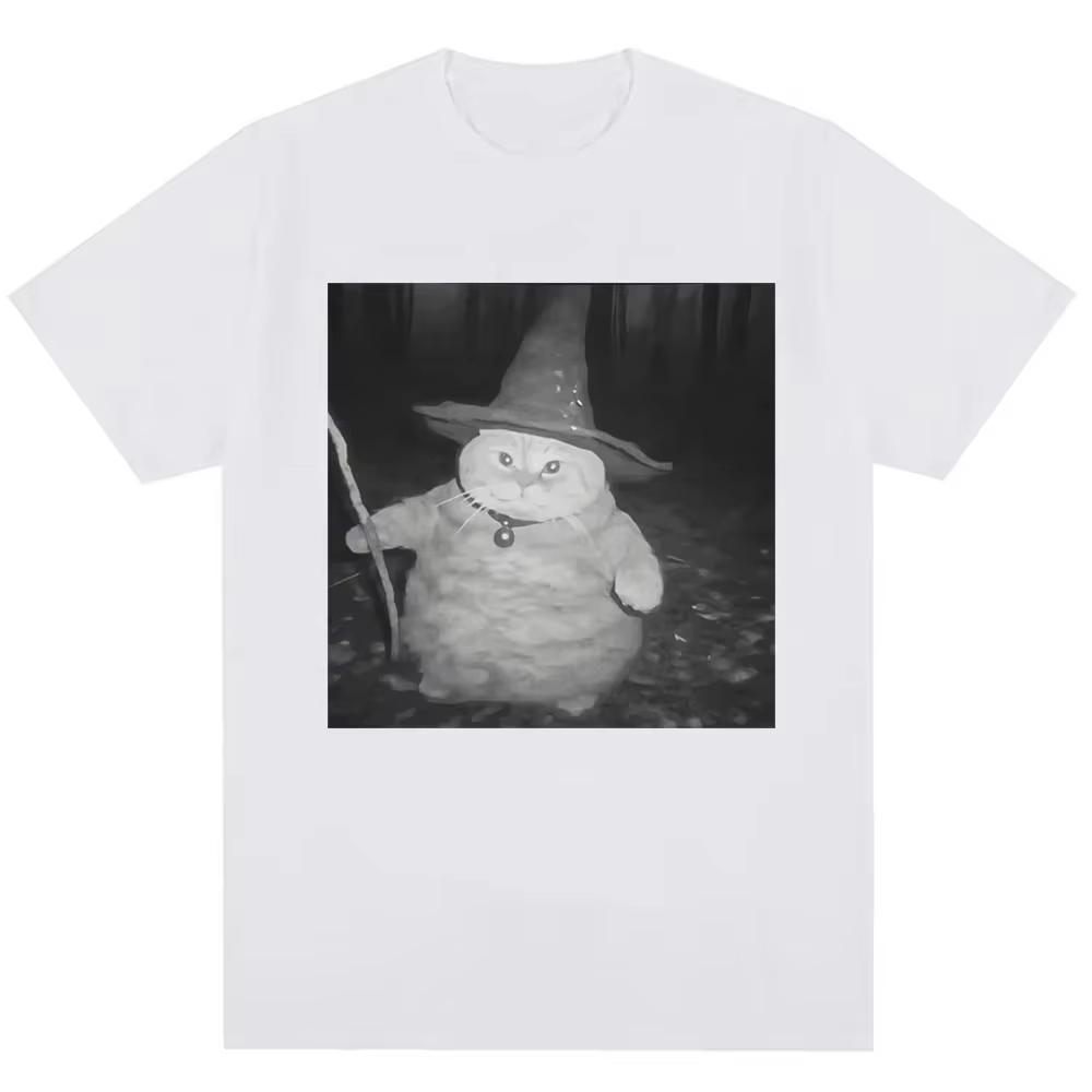 Trend Humor Joke Novelty Women Unisex Short Sleeve Vintage Tshirt Fat Wizard Cat Funny Meme Graphic T Shirts S
Trend Humor Joke Novelty Women Unisex Short Sleeve Vintage Tshirt Fat Wizard Cat Funny Meme Graphic T Shirts S