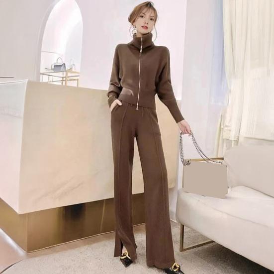 2 Piece Outfits for Women Long Sleeve Zip-up Top And High Waisted Wide Leg Pants Set Slim Fit Casual Lounge Tracksuit 2XL
2 Piece Outfits for Women Long Sleeve Zip-up Top And High Waisted Wide Leg Pants Set Slim Fit Casual Lounge Tracksuit 2XL