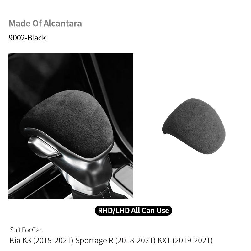 For Kia K3 Sportage R KX1 Gear Shift Shifter Protection Boot Cover Trim Sticker Car Interior Accessories Made of Alcantara 9002 Black
For Kia K3 Sportage R KX1 Gear Shift Shifter Protection Boot Cover Trim Sticker Car Interior Accessories Made of Alcantara 9002 Black