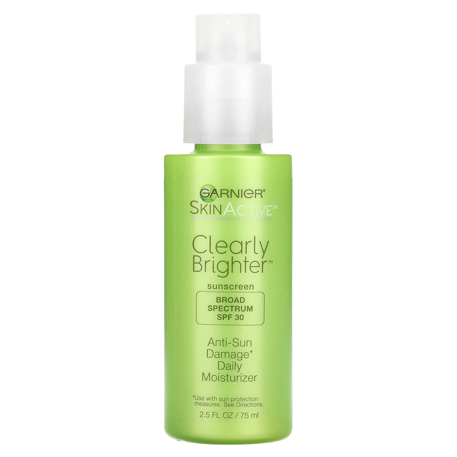 SkinActive Clearly Brightener Ежедневный увлажняющий крем против солнечных повреждений, SPF 30, 75 мл(2,5 жидких унции)
SkinActive Clearly Brightener Ежедневный увлажняющий крем против солнечных повреждений, SPF 30, 75 мл(2,5 жидких унции)