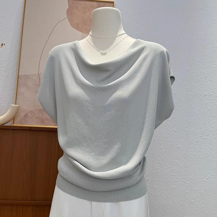 Short-sleeved Knitted Sweater, A New Summer T-shirt for Women, Versatile, Cinched Waist and Slimming, One-shoulder Top one size белый
Short-sleeved Knitted Sweater, A New Summer T-shirt for Women, Versatile, Cinched Waist and Slimming, One-shoulder Top one size белый