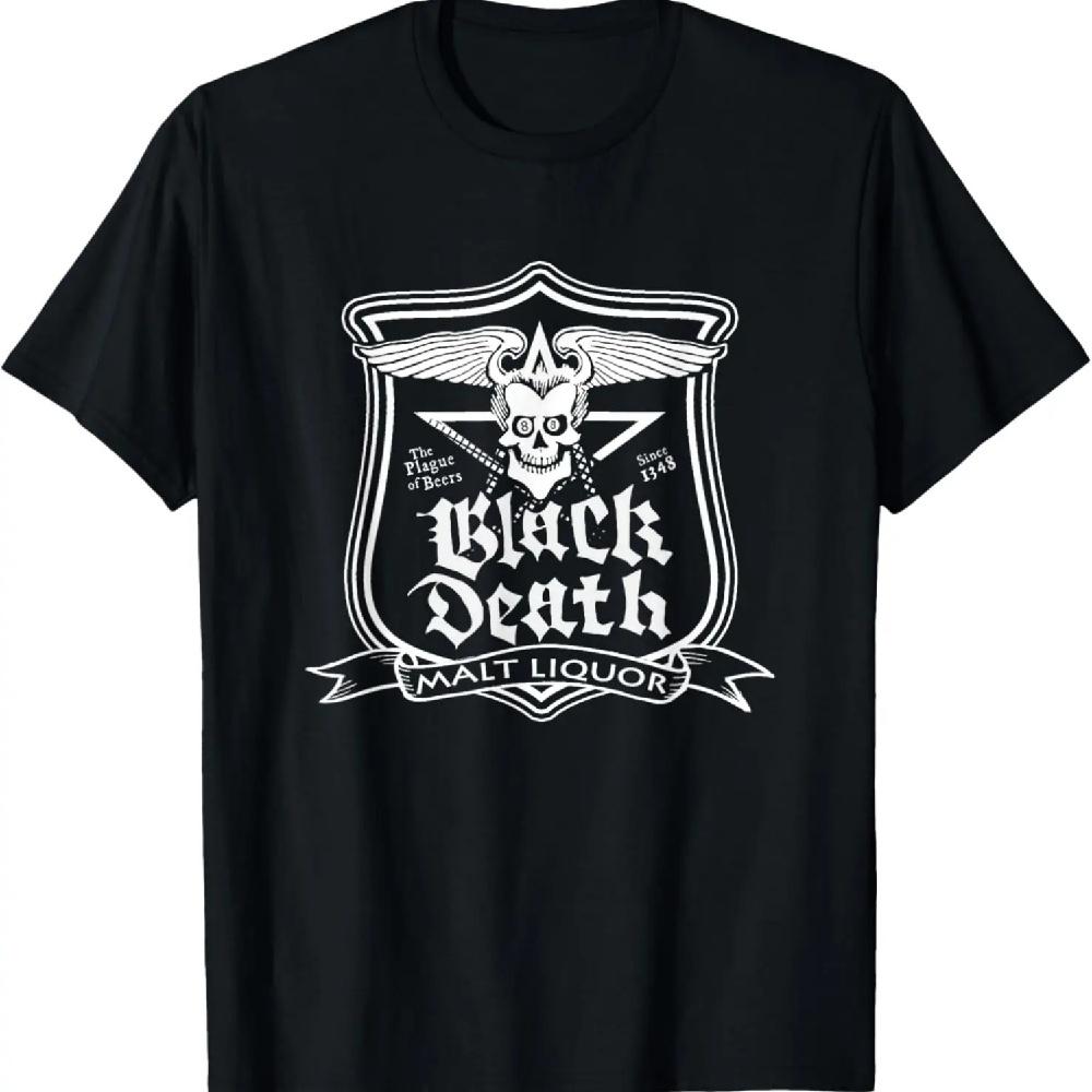 Black Death Malt Liquor Funny Beer T-Shirt T-Shirt XXXL
Black Death Malt Liquor Funny Beer T-Shirt T-Shirt XXXL