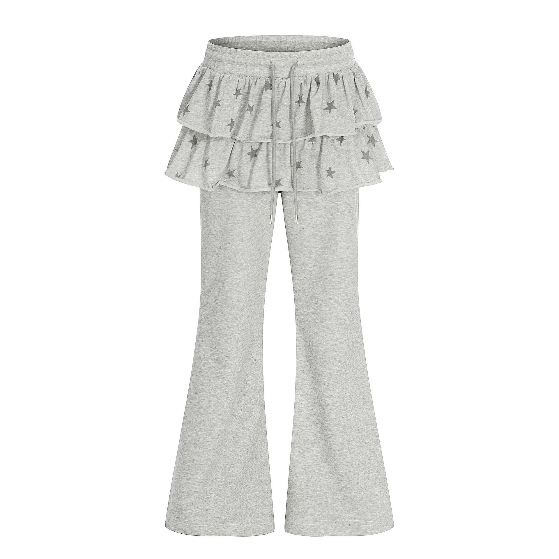 Guan Qu 26 Spring American Retro Spicy Girl Micro Flare Casual Pants for Women Large сірий колір
Guan Qu 26 Spring American Retro Spicy Girl Micro Flare Casual Pants for Women Large сірий колір