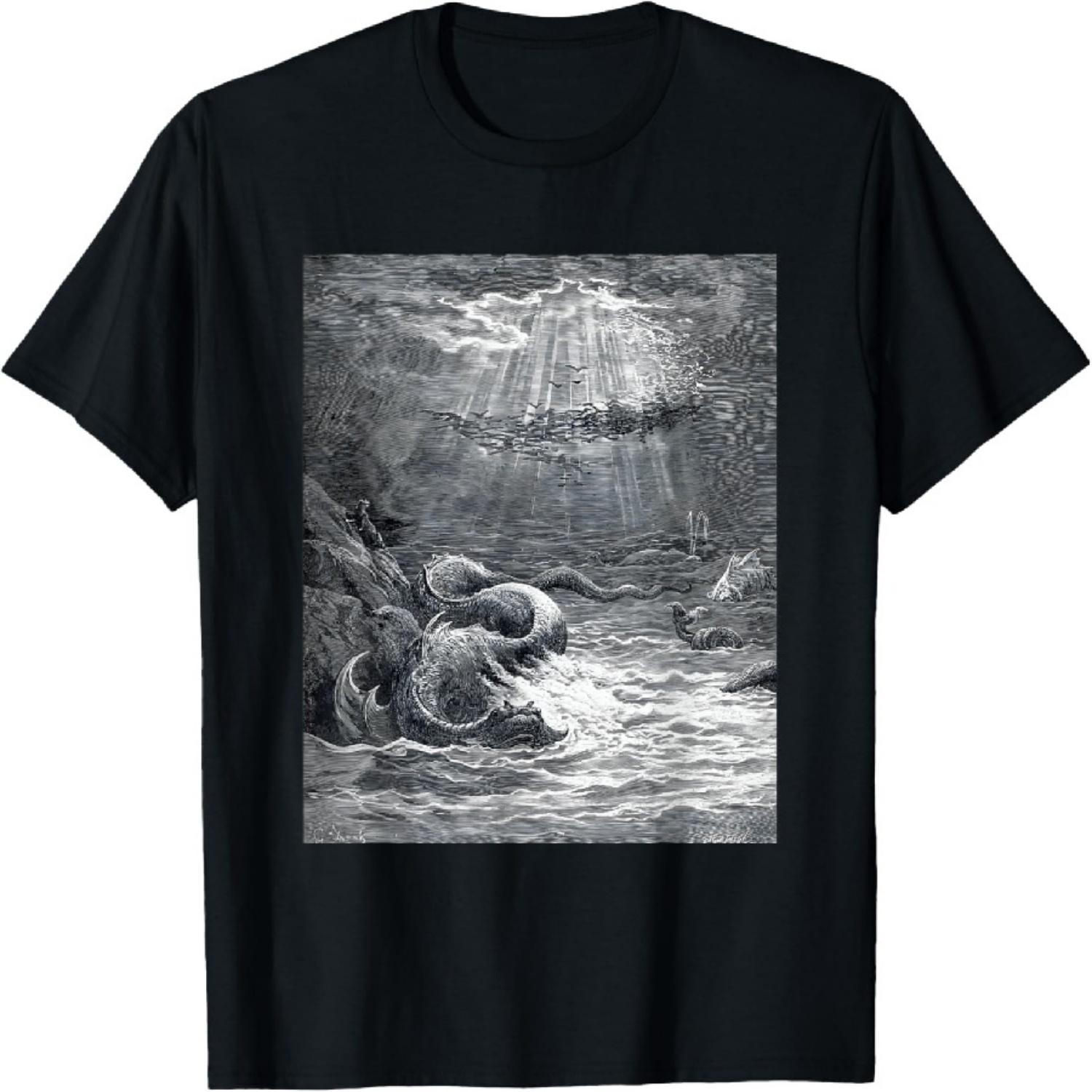 The Creation of Fish and Birds by Gustave Dore (1868) Unisex T-Shirt - Art History, Vintage, Retro - Black, Small, Short Sleeve XXXXXL чорний
The Creation of Fish and Birds by Gustave Dore (1868) Unisex T-Shirt - Art History, Vintage, Retro - Black, Small, Short Sleeve XXXXXL чорний