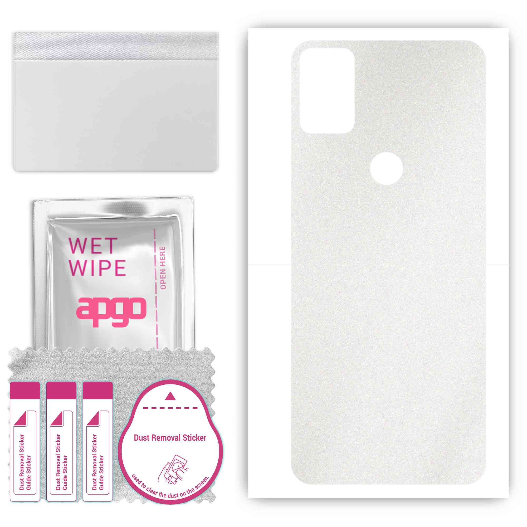 apgo Protective Skin Sticker for the back compatible with Alcatel 3x, Wrap Film, Foil, Vinyl - Pattern Matte Transparent
apgo Protective Skin Sticker for the back compatible with Alcatel 3x, Wrap Film, Foil, Vinyl - Pattern Matte Transparent