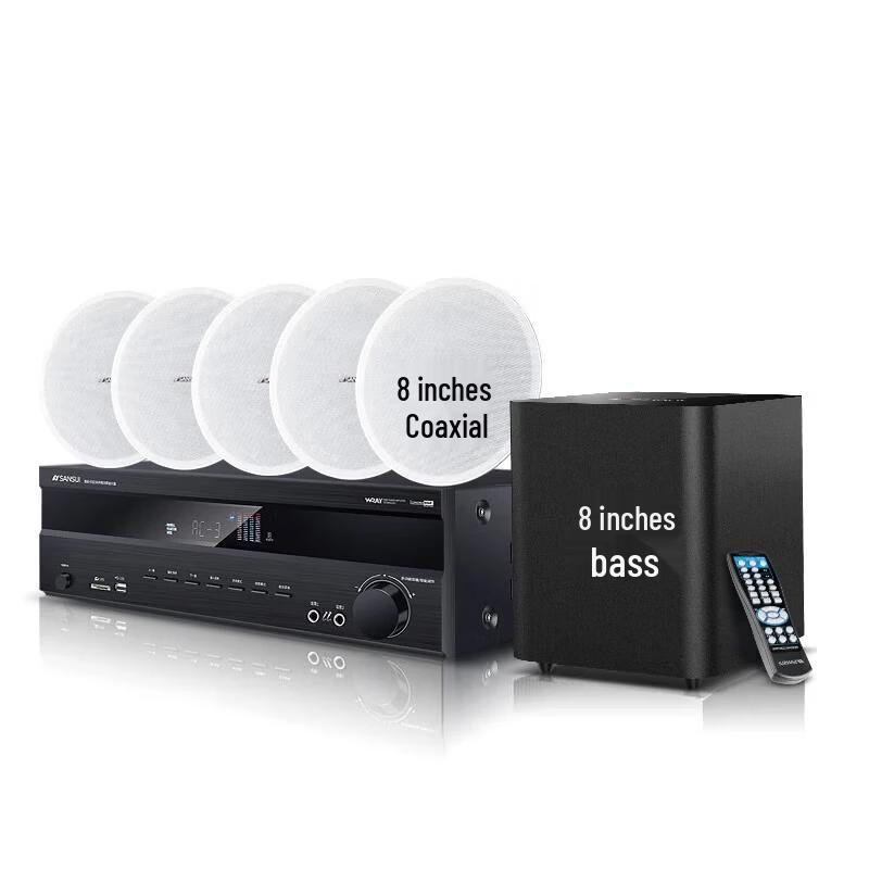 Sansui T3 Ceiling Speaker 5.1 Home Theater System CN plug (adapter included)
Sansui T3 Ceiling Speaker 5.1 Home Theater System CN plug (adapter included)