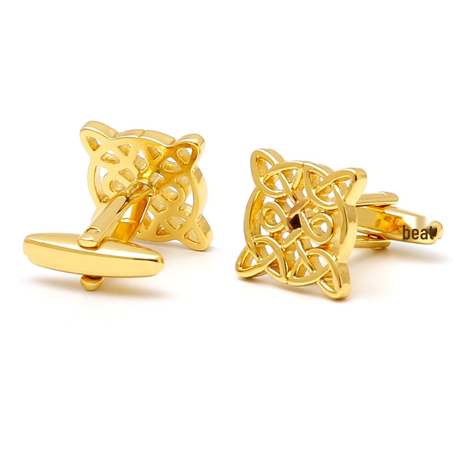 Мужские запонки в стиле ретро с золотым узором 2023 года - Высококачественные медные штифты для рубашки Manual
Мужские запонки в стиле ретро с золотым узором 2023 года - Высококачественные медные штифты для рубашки Manual