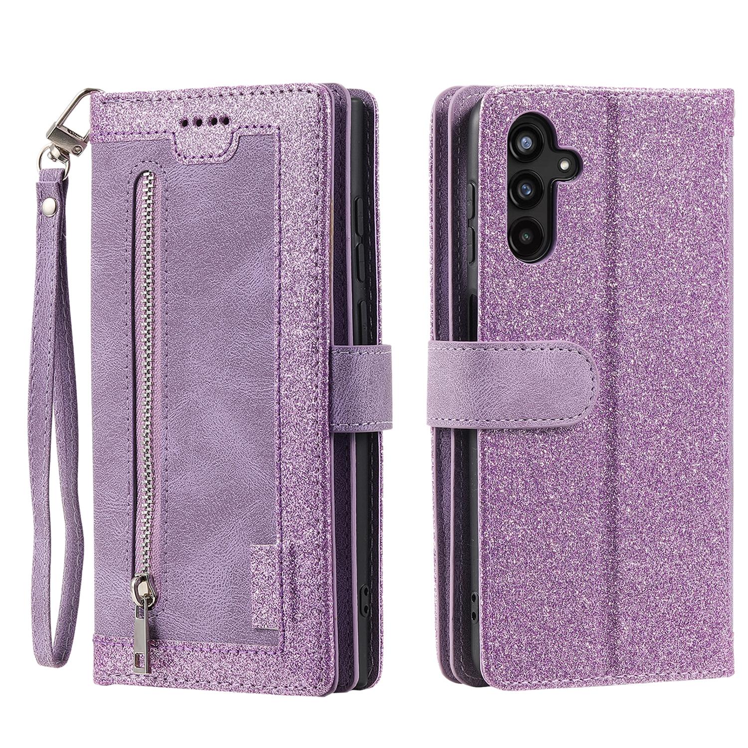 For Samsung Galaxy A35 5G PU Leather Case Wristlet Zipper 9 Card Holder Phone Cover Purple
For Samsung Galaxy A35 5G PU Leather Case Wristlet Zipper 9 Card Holder Phone Cover Purple
