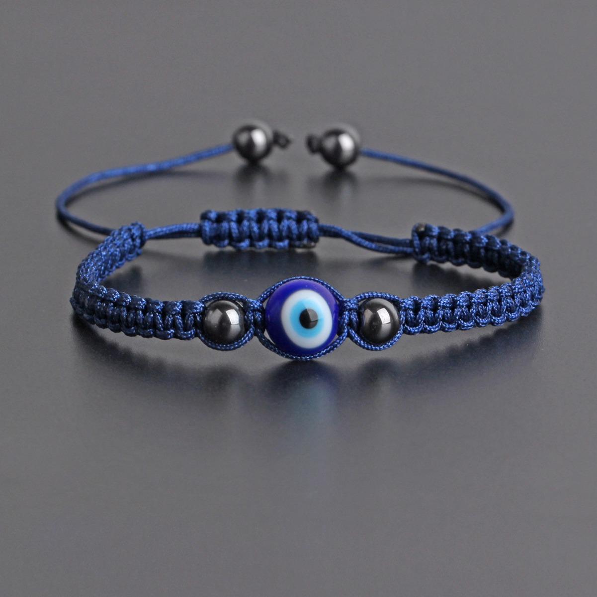 JYL TS Bracelet Evil Eye Adjustable Style Wards Off Misfortune And Jealousy Dark blue хакі
JYL TS Bracelet Evil Eye Adjustable Style Wards Off Misfortune And Jealousy Dark blue хакі