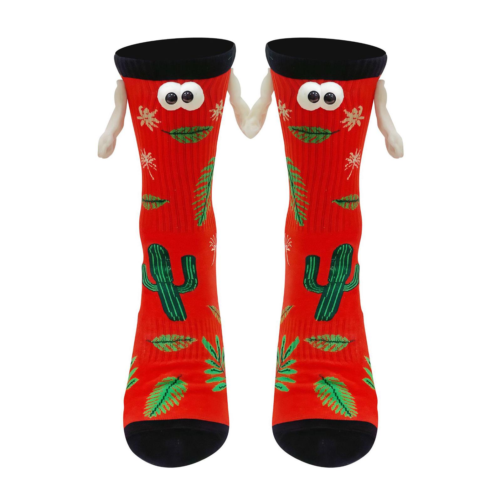 Couple Socks Mid-Calf Length Funny Novelty Socks with Magnetic Hand-Holding Design Soft Comfortable Material Unique Pattern for Daily Wear One Size червоний
Couple Socks Mid-Calf Length Funny Novelty Socks with Magnetic Hand-Holding Design Soft Comfortable Material Unique Pattern for Daily Wear One Size червоний