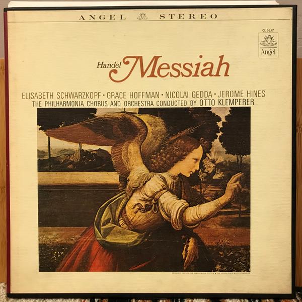 LP Record OTTO KLEMPERER PHILHARMONIA ORCHES Handel Messiah CL3657 ANGEL 1965 US Classical Used
LP Record OTTO KLEMPERER PHILHARMONIA ORCHES Handel Messiah CL3657 ANGEL 1965 US Classical Used