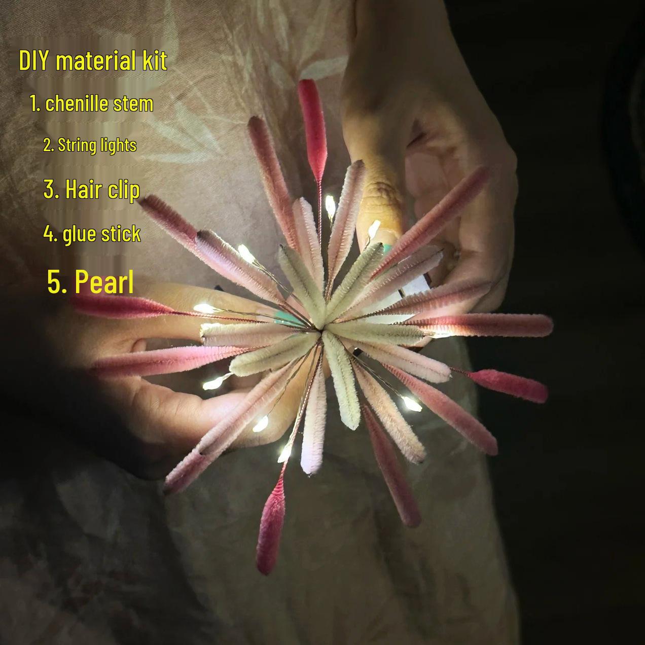 Luminous Firework Twist Stick Hair Clip DIY Kit for New Year s Bouquets and Headdress Gift
Luminous Firework Twist Stick Hair Clip DIY Kit for New Year s Bouquets and Headdress Gift