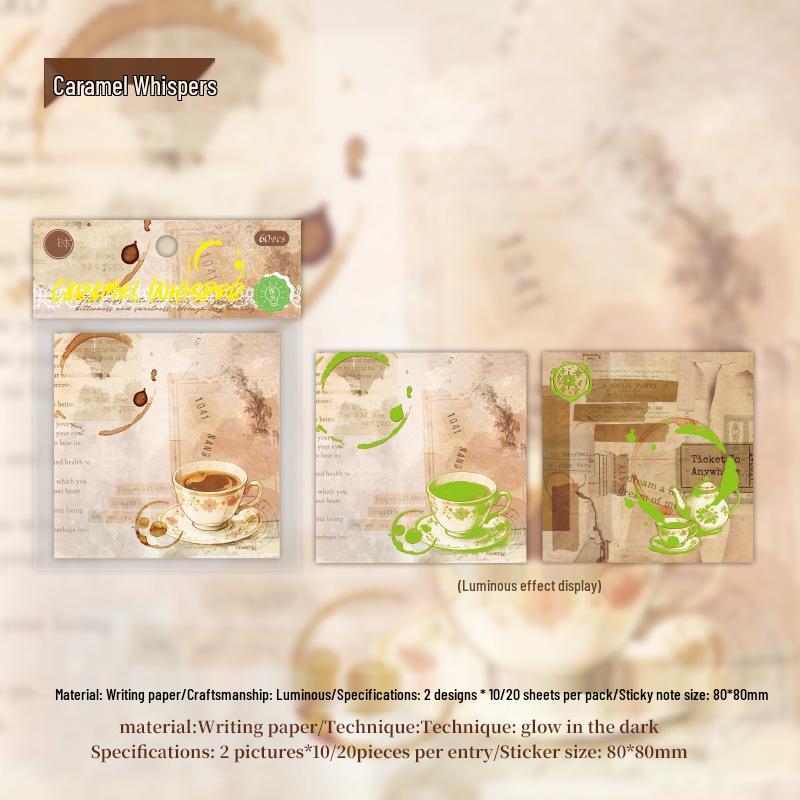 Mu Ran Dusk Series Luminous Sticky Notes - Decorative Bullet Journal Base, 4 Styles
Mu Ran Dusk Series Luminous Sticky Notes - Decorative Bullet Journal Base, 4 Styles