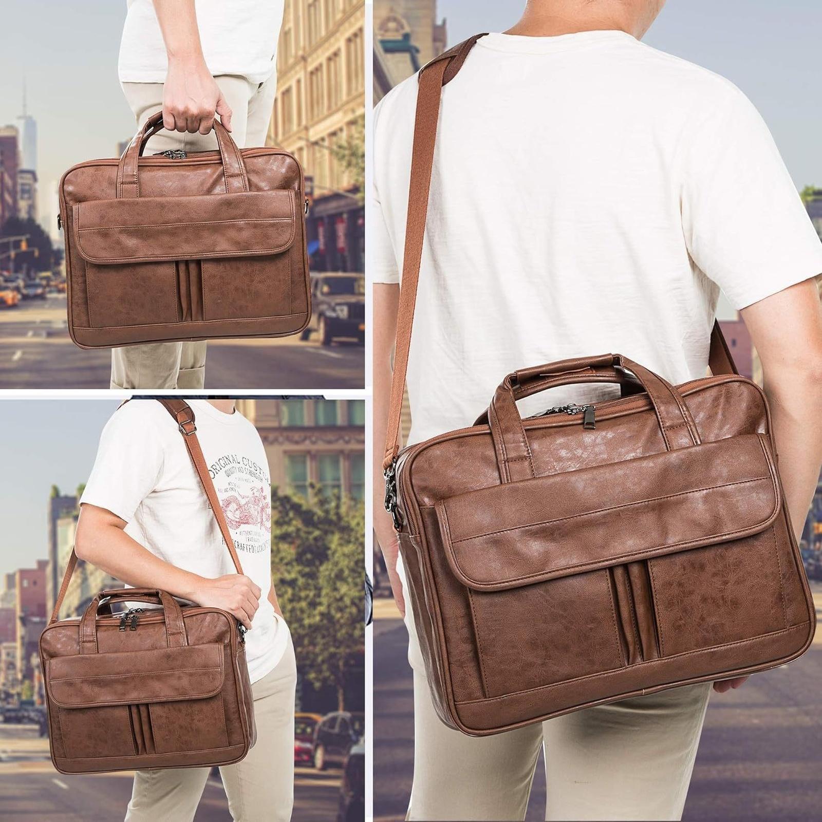 Men s Business Briefcase Multifunction 16 Inch Laptop Bag PU Retro Messenger Shoulder Pack Large Capacity Crossbody Bags One Size кавовий
Men s Business Briefcase Multifunction 16 Inch Laptop Bag PU Retro Messenger Shoulder Pack Large Capacity Crossbody Bags One Size кавовий