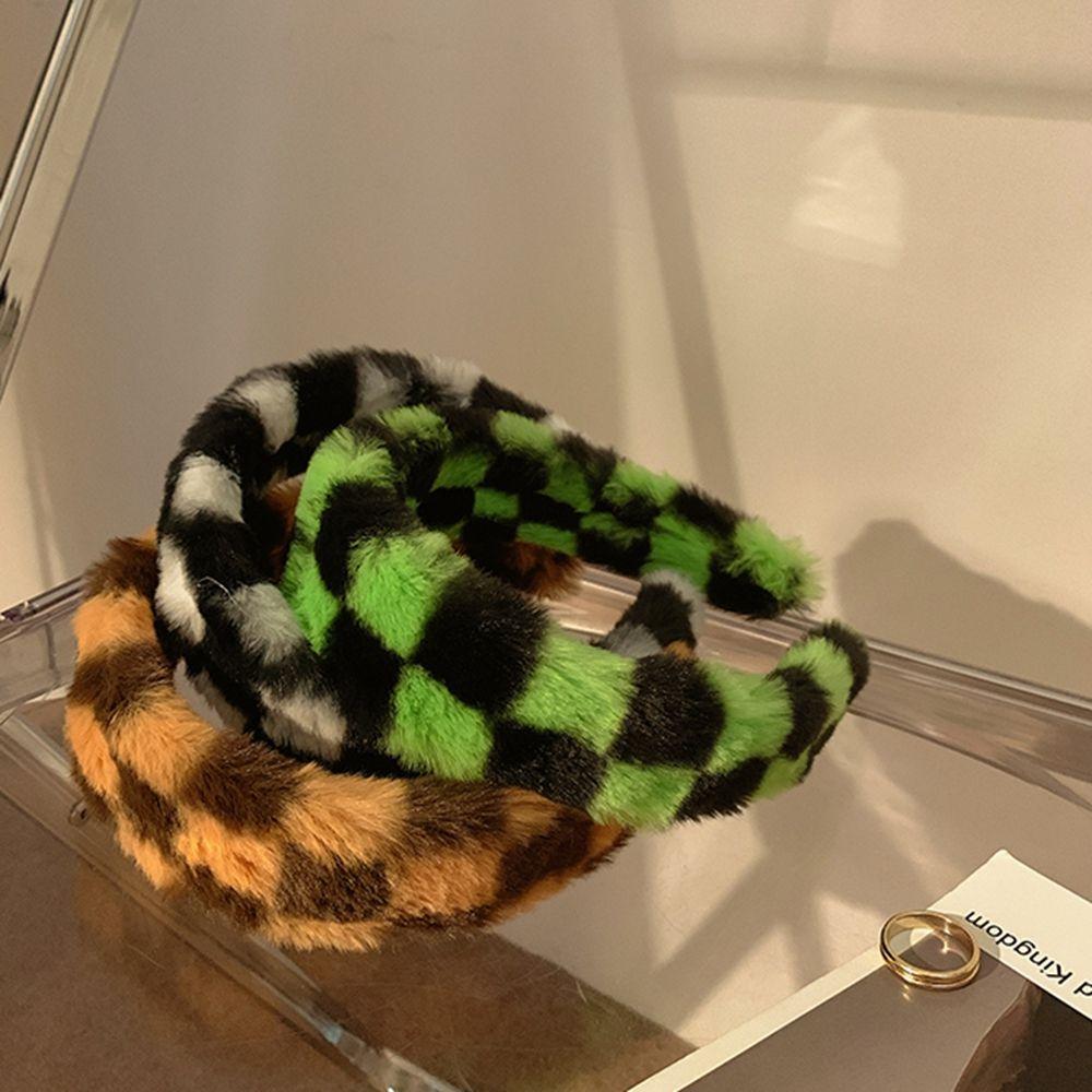 Checkerboard Sponge Girl Female Hairbands Wdth Hair Hoop Korean Style Headwear Plush Headband D
Checkerboard Sponge Girl Female Hairbands Wdth Hair Hoop Korean Style Headwear Plush Headband D