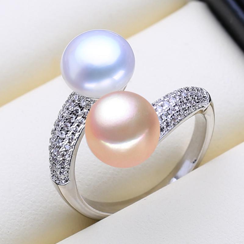 LSOOYH Natural Freshwater Pearl Rings for Women Classic Silver Color Party Ring Birthday Gifts Wholesale adjustable рожевий/білий
LSOOYH Natural Freshwater Pearl Rings for Women Classic Silver Color Party Ring Birthday Gifts Wholesale adjustable рожевий/білий