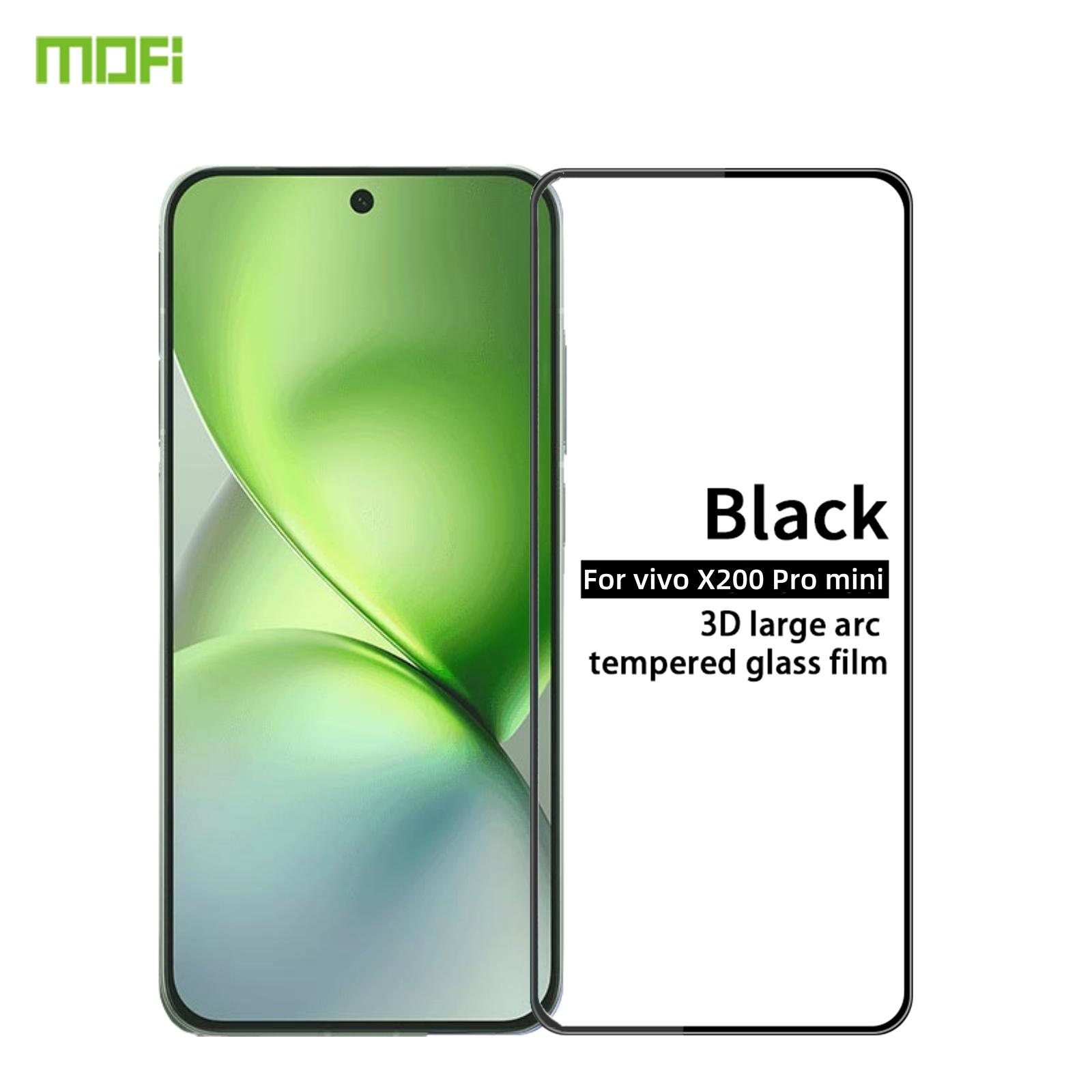For vivo X200 Pro mini 5G Screen Protector MOFI 9H 3D Curved Tempered Glass Film Black
For vivo X200 Pro mini 5G Screen Protector MOFI 9H 3D Curved Tempered Glass Film Black