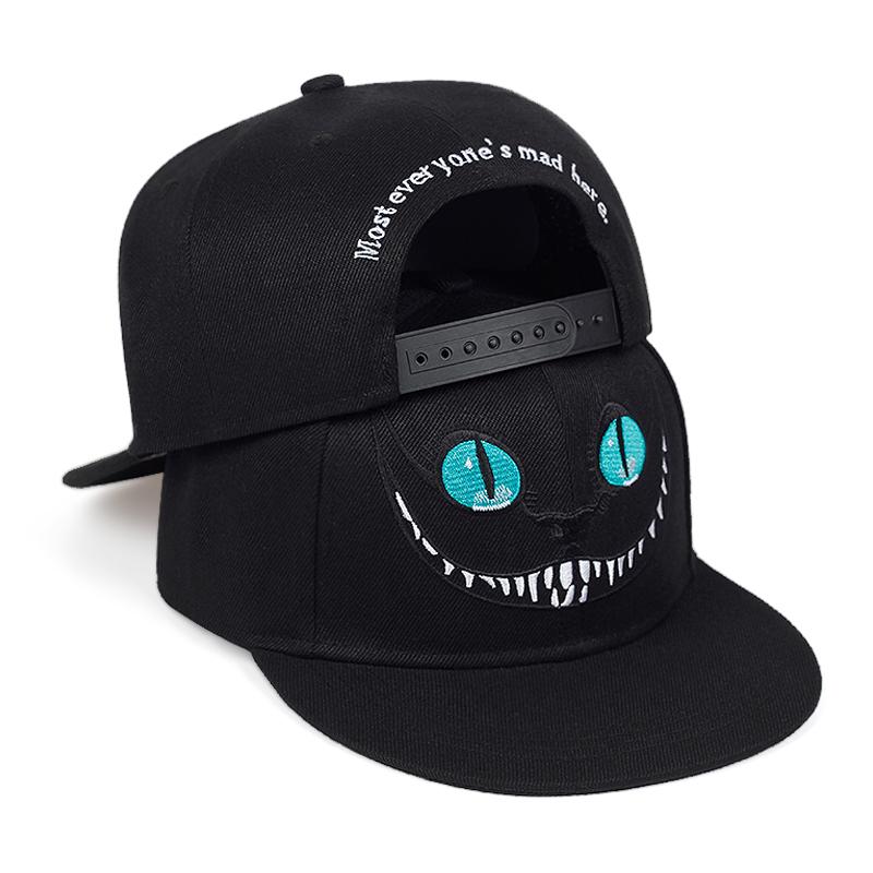 Чешир кошка Вышивка Бейсболка Симпатичный смайлик Snapback Caps Мужские и женские универсальные хлопковые шляпы Регулируемые хип-хоп шляпы
Чешир кошка Вышивка Бейсболка Симпатичный смайлик Snapback Caps Мужские и женские универсальные хлопковые шляпы Регулируемые хип-хоп шляпы