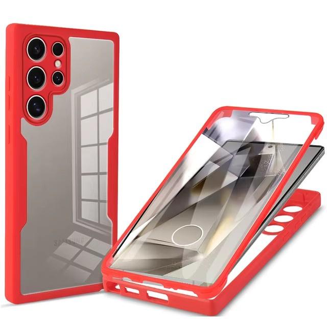 Чехол с полной защитой 360 для Samsung S24 S25 Ultra S23 S22 Plus S21 FE 5G Чехлы Противоударная Защита Экрана Прозрачная Накладка для Телефона S25 Ultra красный
Чехол с полной защитой 360 для Samsung S24 S25 Ultra S23 S22 Plus S21 FE 5G Чехлы Противоударная Защита Экрана Прозрачная Накладка для Телефона S25 Ultra красный