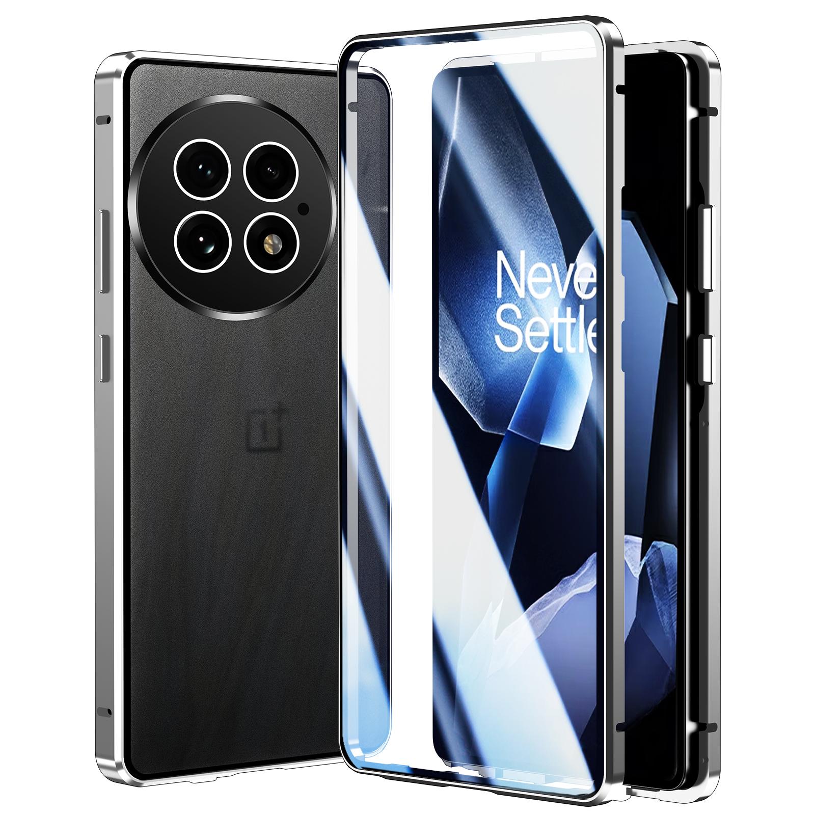 Чохол для OnePlus 13 Двостороннє загартоване скло Повний захист Чохол для телефону з магнітною металевою рамкою Silver
Чохол для OnePlus 13 Двостороннє загартоване скло Повний захист Чохол для телефону з магнітною металевою рамкою Silver