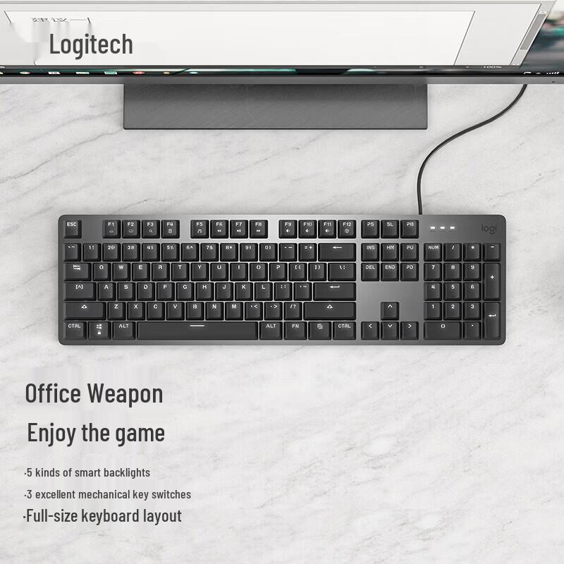 Logitech K845 Mechanical Wired Keyboard
Logitech K845 Mechanical Wired Keyboard