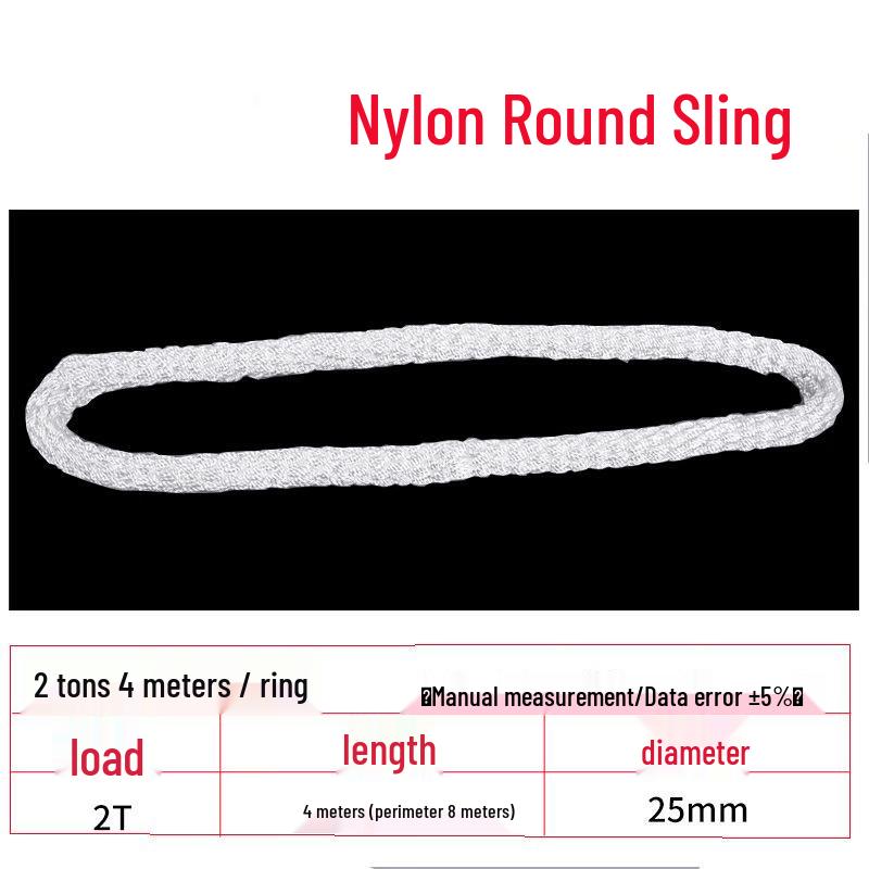 Jun Ding Ying 2 Ton 4m White Endless Nylon Lifting Sling
Jun Ding Ying 2 Ton 4m White Endless Nylon Lifting Sling
