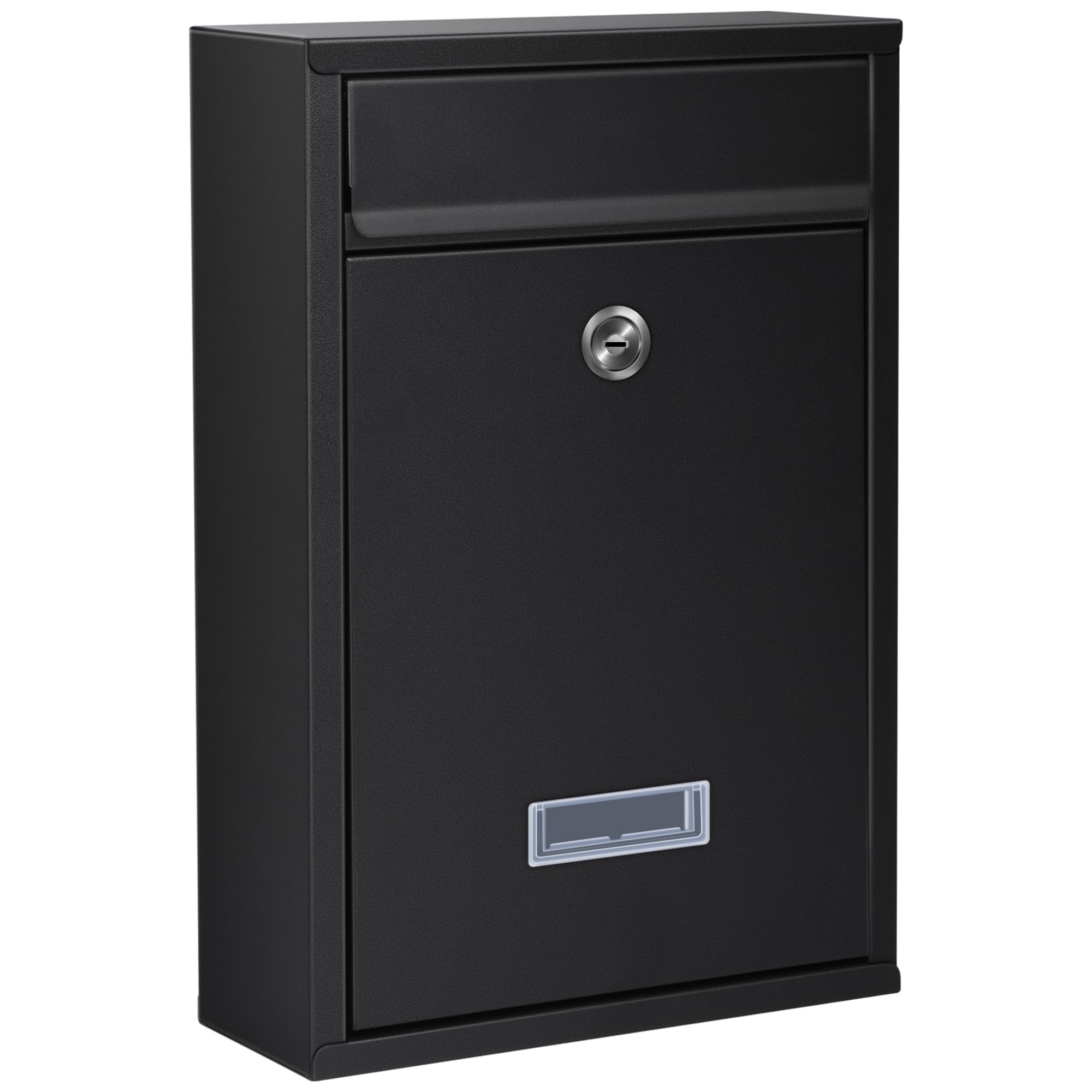 TITIROBA A4 Size Wide x 9cm Deep x 32cm High Wall-Mounted Mailbox, Slim, Lockable, Compatible, Waterproof, Outdoor, Vertical, Black, 21.5cm чёрный
TITIROBA A4 Size Wide x 9cm Deep x 32cm High Wall-Mounted Mailbox, Slim, Lockable, Compatible, Waterproof, Outdoor, Vertical, Black, 21.5cm чёрный