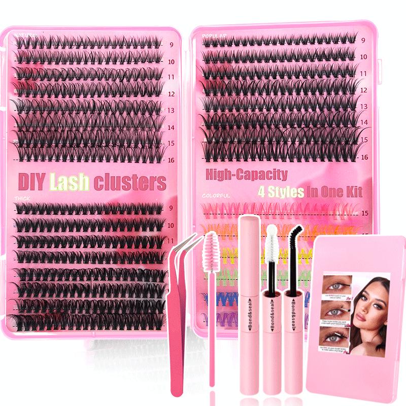 European & American Segmented Colored False Eyelash Set - Flatness New Book with Single Cluster Doll Lashes
European & American Segmented Colored False Eyelash Set - Flatness New Book with Single Cluster Doll Lashes