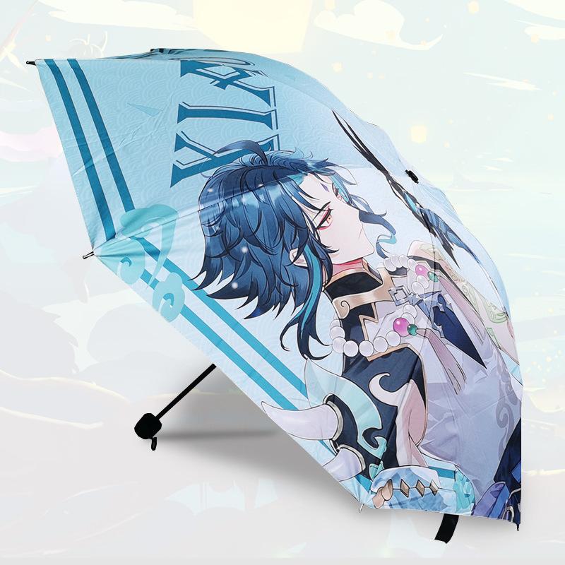 Genshin Impact Anime Umbrella Portable Folding UV Block Black Parasol Xiao Ganyu Genshin Women Rain Windproof Umbrella Parasol
Genshin Impact Anime Umbrella Portable Folding UV Block Black Parasol Xiao Ganyu Genshin Women Rain Windproof Umbrella Parasol