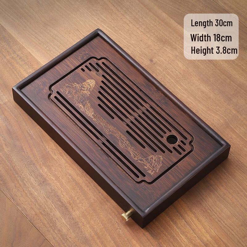 Jun Seventeen MY Hotel Bamboo Tea Tray for Dry Brewing with Drainage 30x18x3.8cm
Jun Seventeen MY Hotel Bamboo Tea Tray for Dry Brewing with Drainage 30x18x3.8cm
