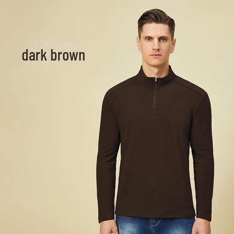 Men s Thermal Half-Zip High Collar Long Sleeve Base Layer Sweater XL темно-коричневого кольору
Men s Thermal Half-Zip High Collar Long Sleeve Base Layer Sweater XL темно-коричневого кольору