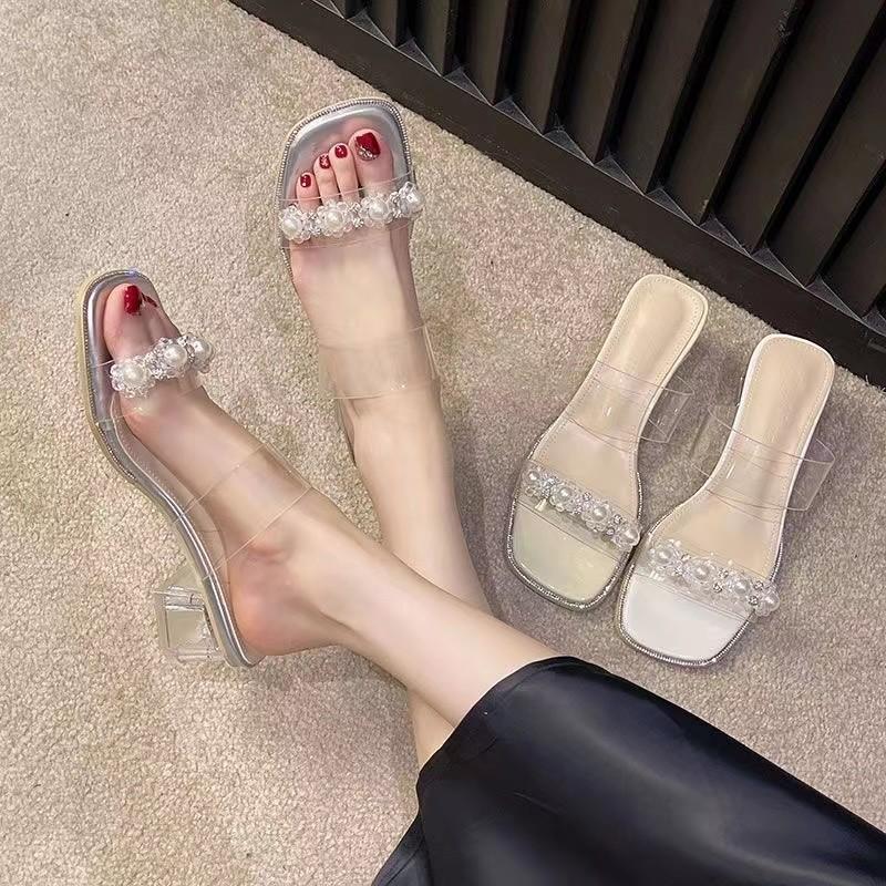 Summer Transparent Women s Slippers Square Toe Ladies Sandals Glitter Crystal Pearl Studs Sandals Comfortable Elegant Slippers 42 світло-жовтого кольору
Summer Transparent Women s Slippers Square Toe Ladies Sandals Glitter Crystal Pearl Studs Sandals Comfortable Elegant Slippers 42 світло-жовтого кольору