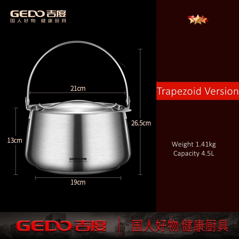 LFGB Certification 304 Stainless Steel Hanging Pot Ultra Thick Portable Picnic Cooking Pot Oil Container with Strainer & Handle
LFGB Certification 304 Stainless Steel Hanging Pot Ultra Thick Portable Picnic Cooking Pot Oil Container with Strainer & Handle