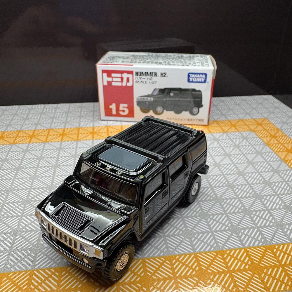 Takara Tomy Tomica NO.15 2004 Hummer H2 Black Alloy car Diecast Model Replica Series Children Gifts Boy Toys
Takara Tomy Tomica NO.15 2004 Hummer H2 Black Alloy car Diecast Model Replica Series Children Gifts Boy Toys