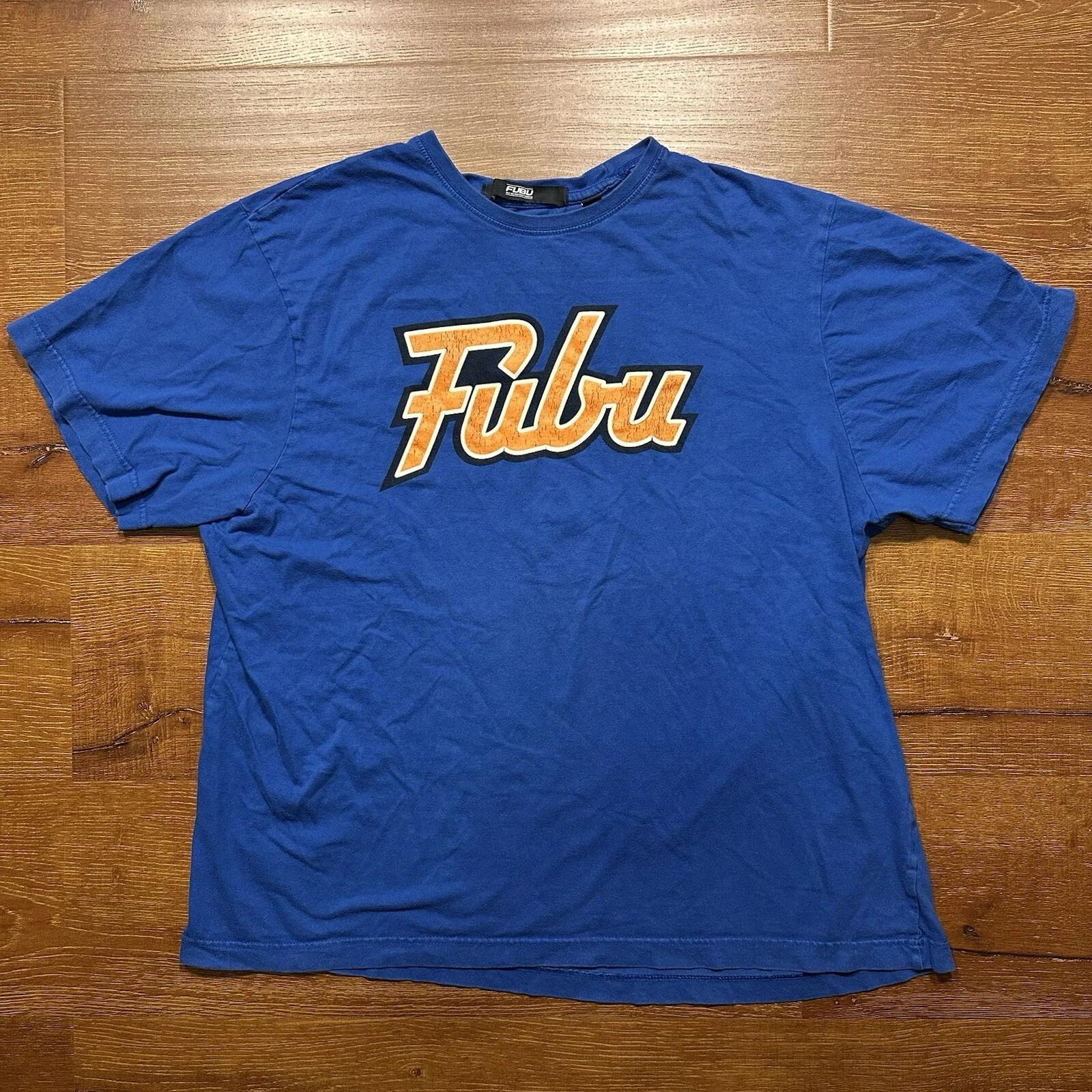 Vintage Fubu T Shirt Mens XL Blue Short Sleeve Streetwear Hip Hop Y2K VTG City S
Vintage Fubu T Shirt Mens XL Blue Short Sleeve Streetwear Hip Hop Y2K VTG City S