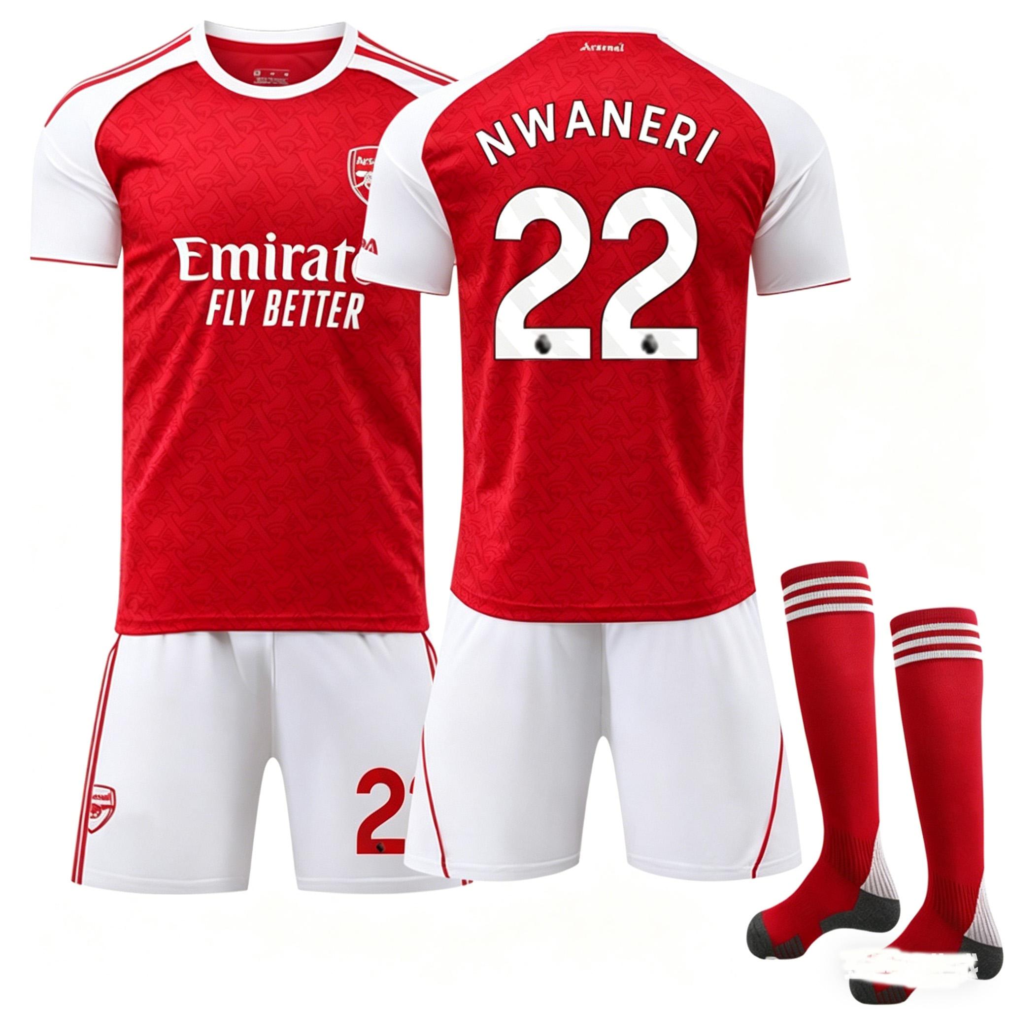 2025-26 Arsenal Home #22 NWANERI Sport Training Jersey Set with Socks Teens Kids Adults Football Kits XXXL
2025-26 Arsenal Home #22 NWANERI Sport Training Jersey Set with Socks Teens Kids Adults Football Kits XXXL