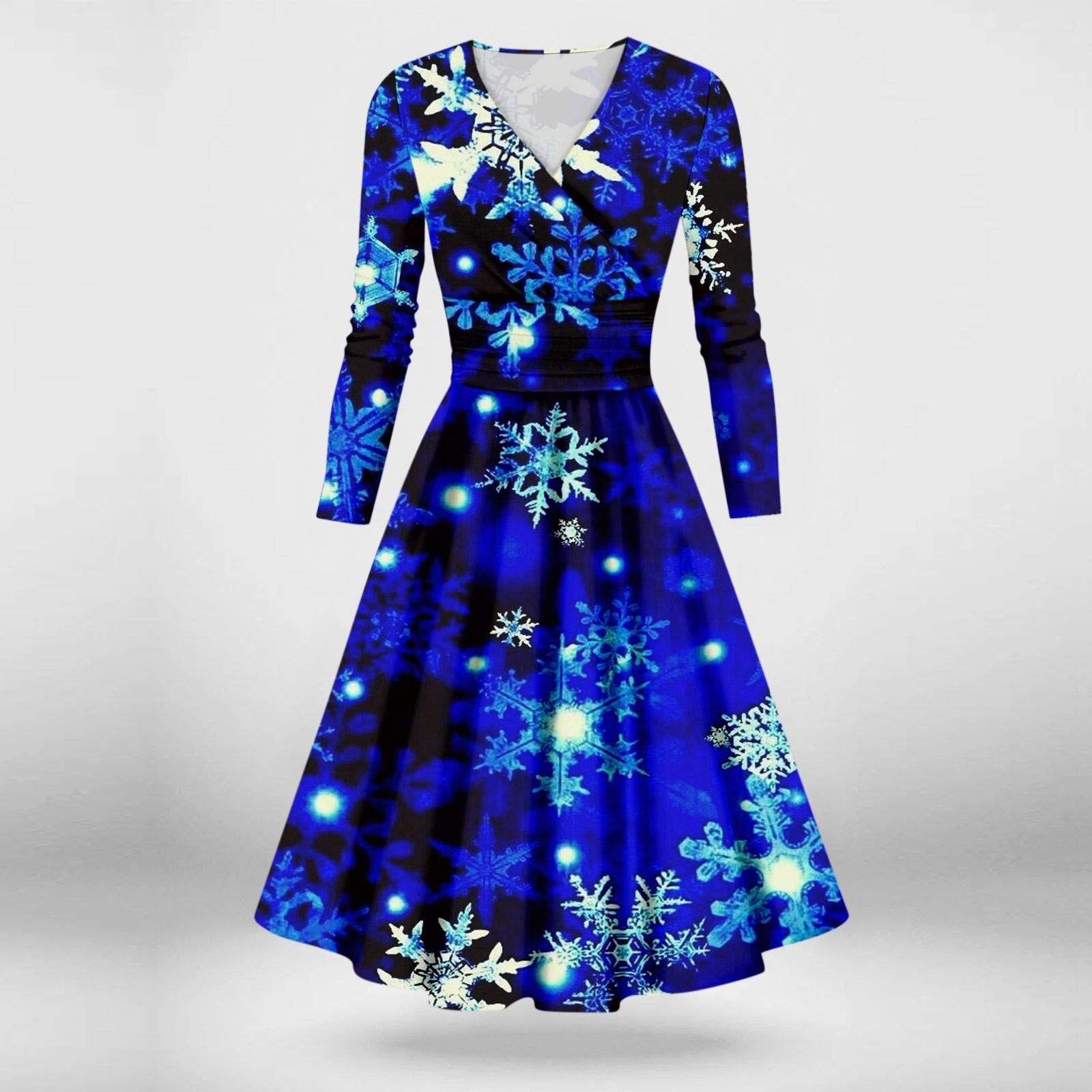 Жіноча повсякденна та модна різдвяна сексуальна сукня з довгими рукавами та V-подібним вирізом S
Жіноча повсякденна та модна різдвяна сексуальна сукня з довгими рукавами та V-подібним вирізом S