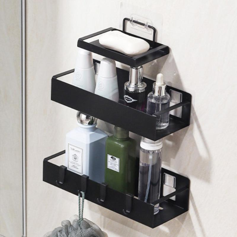 Multifunctional No-Drill Wall Shelf 3PCs Set - Bathroom Kitchen Organizer with Vent Holes, Durable Carbon Steel Waterproof Rack чорний
Multifunctional No-Drill Wall Shelf 3PCs Set - Bathroom Kitchen Organizer with Vent Holes, Durable Carbon Steel Waterproof Rack чорний