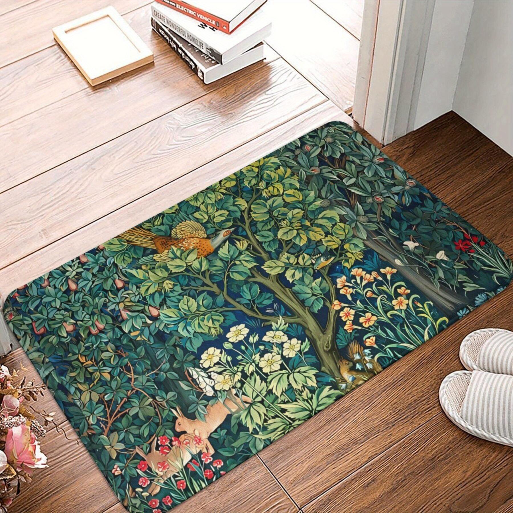 Woodland Scene Doormat – Vintage Botanical Rug with Pheasant, Squirrel HareNon-Slip Indoor Floor Mat for Entryway Living Room 40x60cm
Woodland Scene Doormat – Vintage Botanical Rug with Pheasant, Squirrel HareNon-Slip Indoor Floor Mat for Entryway Living Room 40x60cm