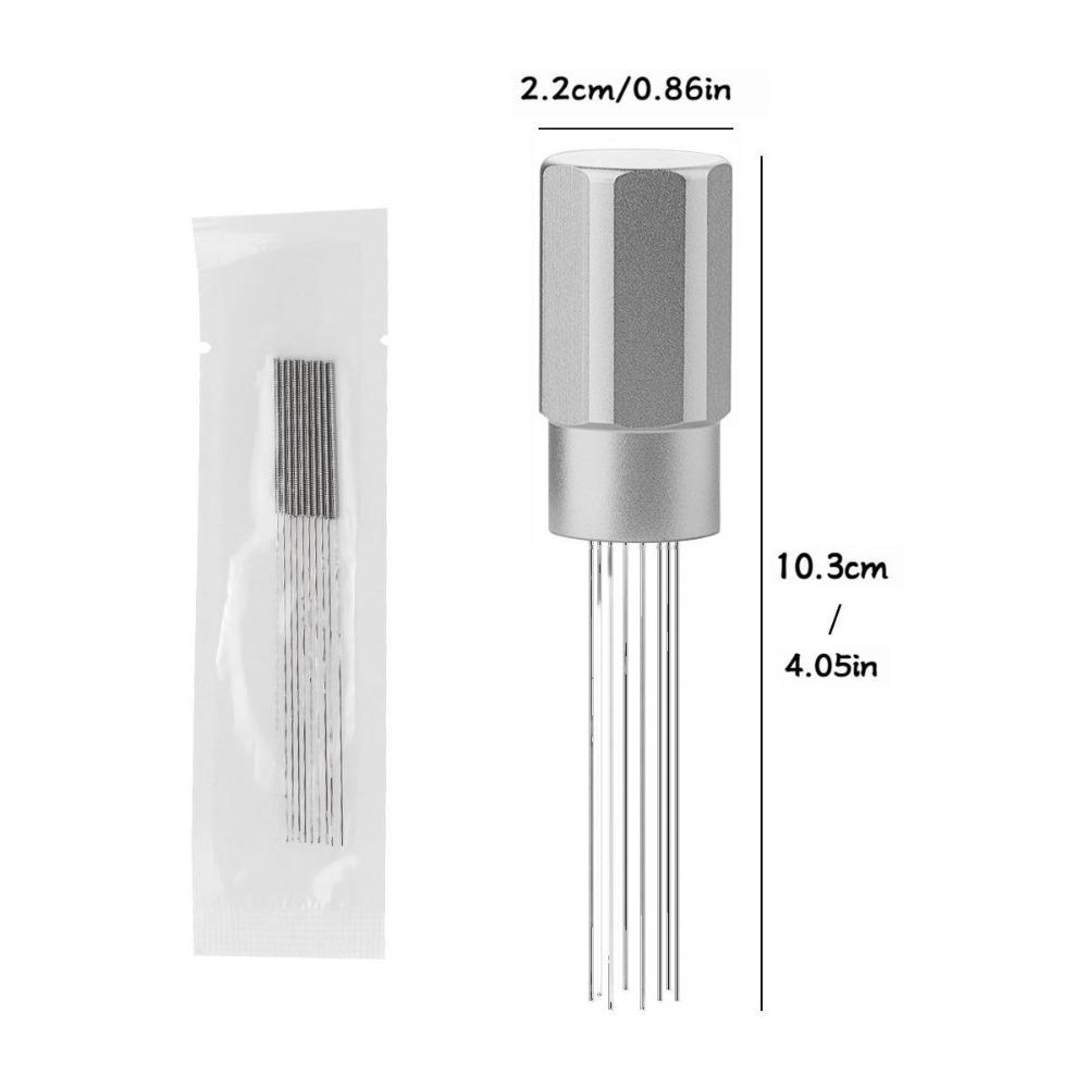 Magnetic Espresso Coffee Stirrer Stainless Steel Coffee Accessories Coffee Distributor WDT Tool Espresso Distribution срібний
Magnetic Espresso Coffee Stirrer Stainless Steel Coffee Accessories Coffee Distributor WDT Tool Espresso Distribution срібний