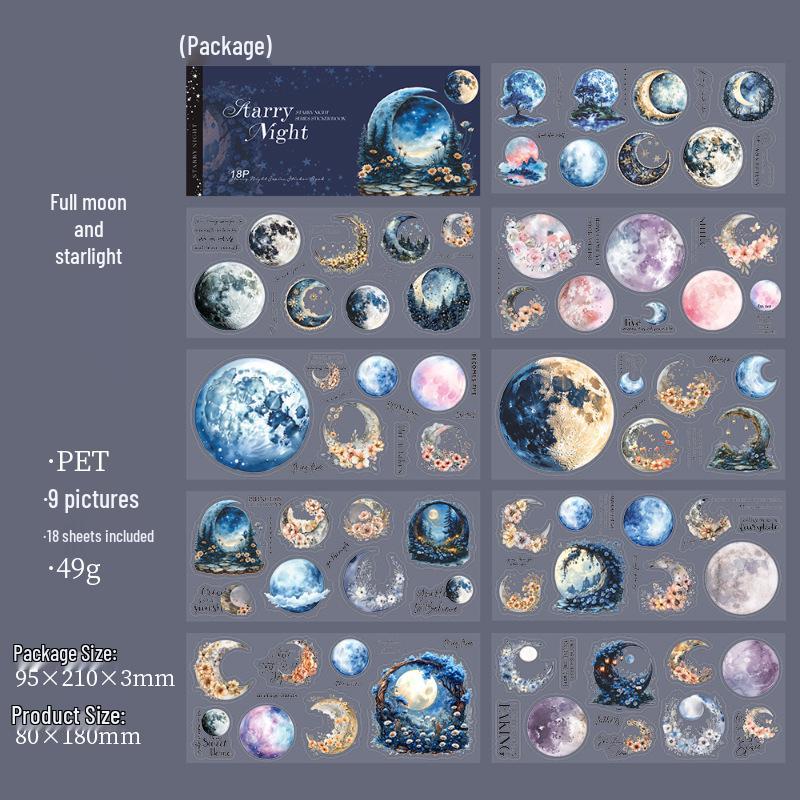 Starlight Ketchup Girl Sticker Book: Starry Night Theme DIY Journal Stickers
Starlight Ketchup Girl Sticker Book: Starry Night Theme DIY Journal Stickers