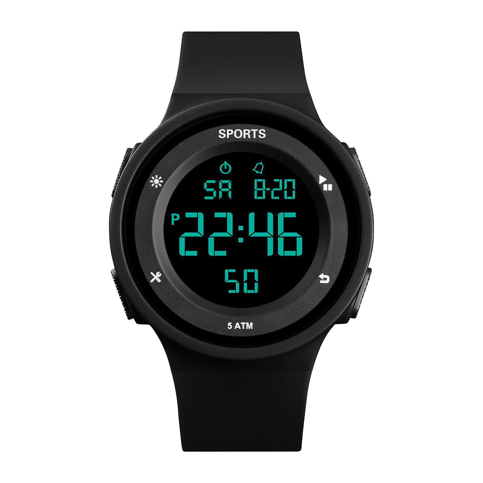 Модные водонепроницаемые мужские часы с ЖК-дисплеем для мальчиков с цифровым секундомером и датой, резиновые спортивные наручные часы One Size
Модные водонепроницаемые мужские часы с ЖК-дисплеем для мальчиков с цифровым секундомером и датой, резиновые спортивные наручные часы One Size